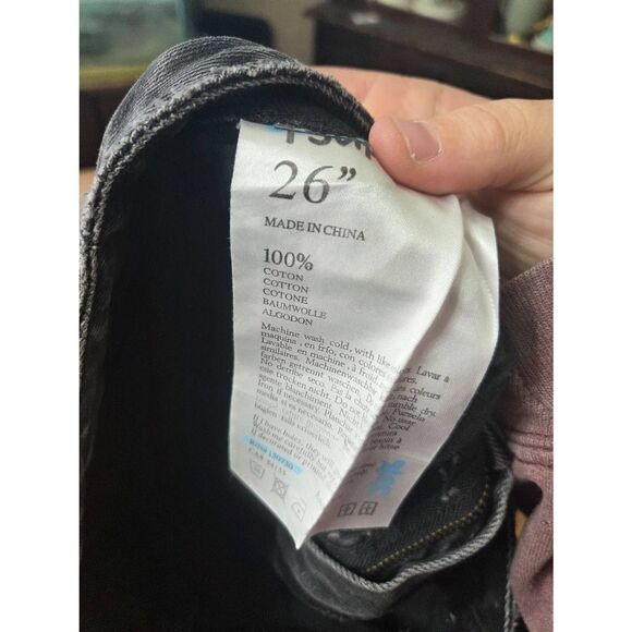 Ksubi black fantasy virgin Mary patch jeans sz 26 - Picture 4 of 5